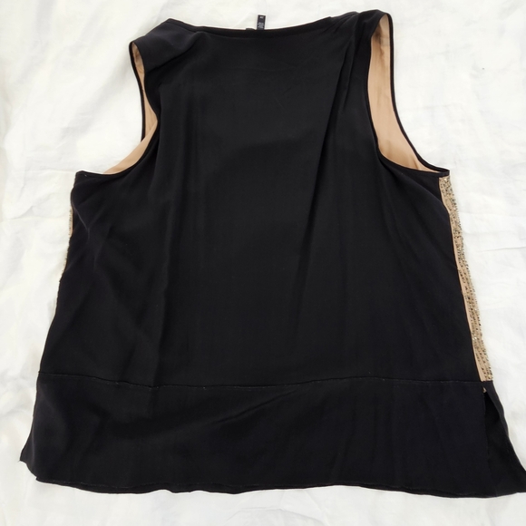 Eileen Fisher Black and Gold Tank Top - Picture 8 of 10